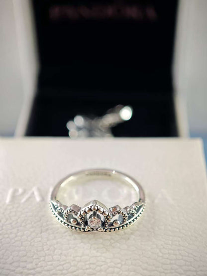 Regal Beaded Tiara Ring