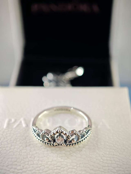 Regal Beaded Tiara Ring