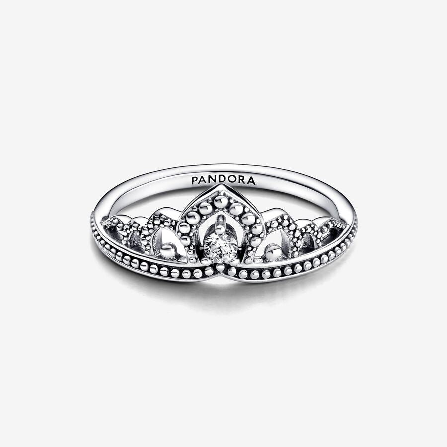 Regal Beaded Tiara Ring