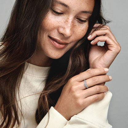 Timeless Wish Floating Pavé Ring