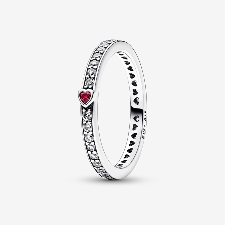 Sparkling Love Message Ring