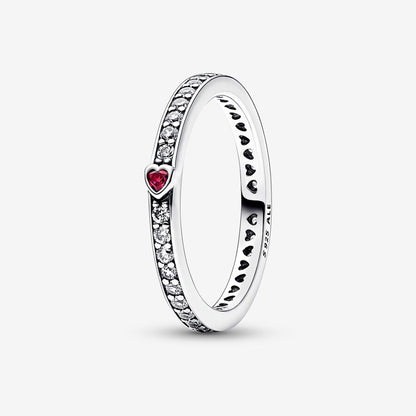 Sparkling Love Message Ring