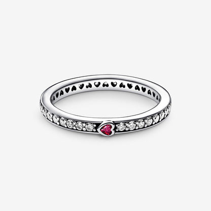 Sparkling Love Message Ring