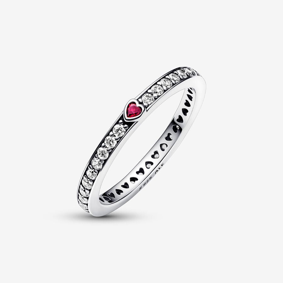Sparkling Love Message Ring