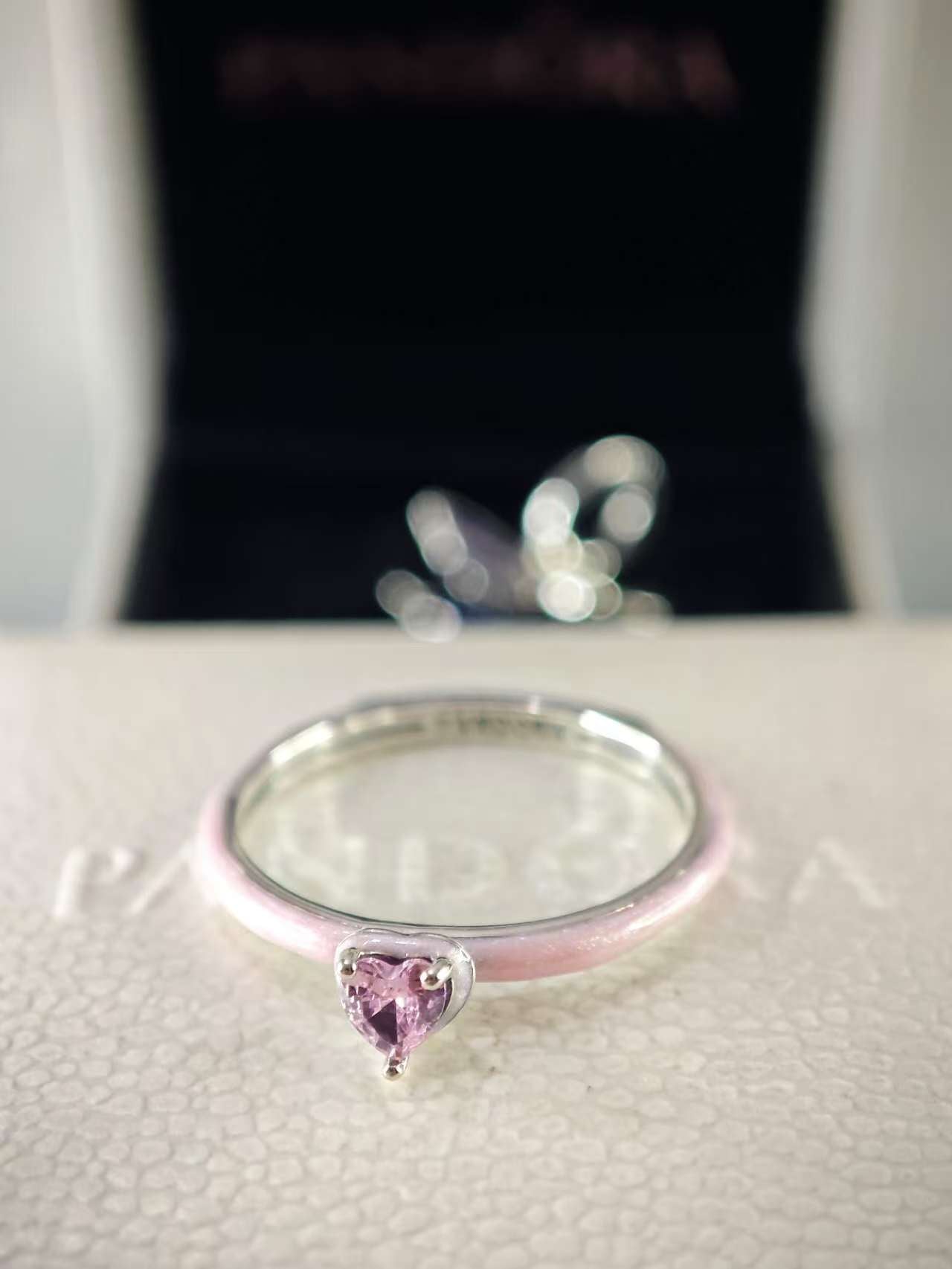 Pink Chakra Heart Ring