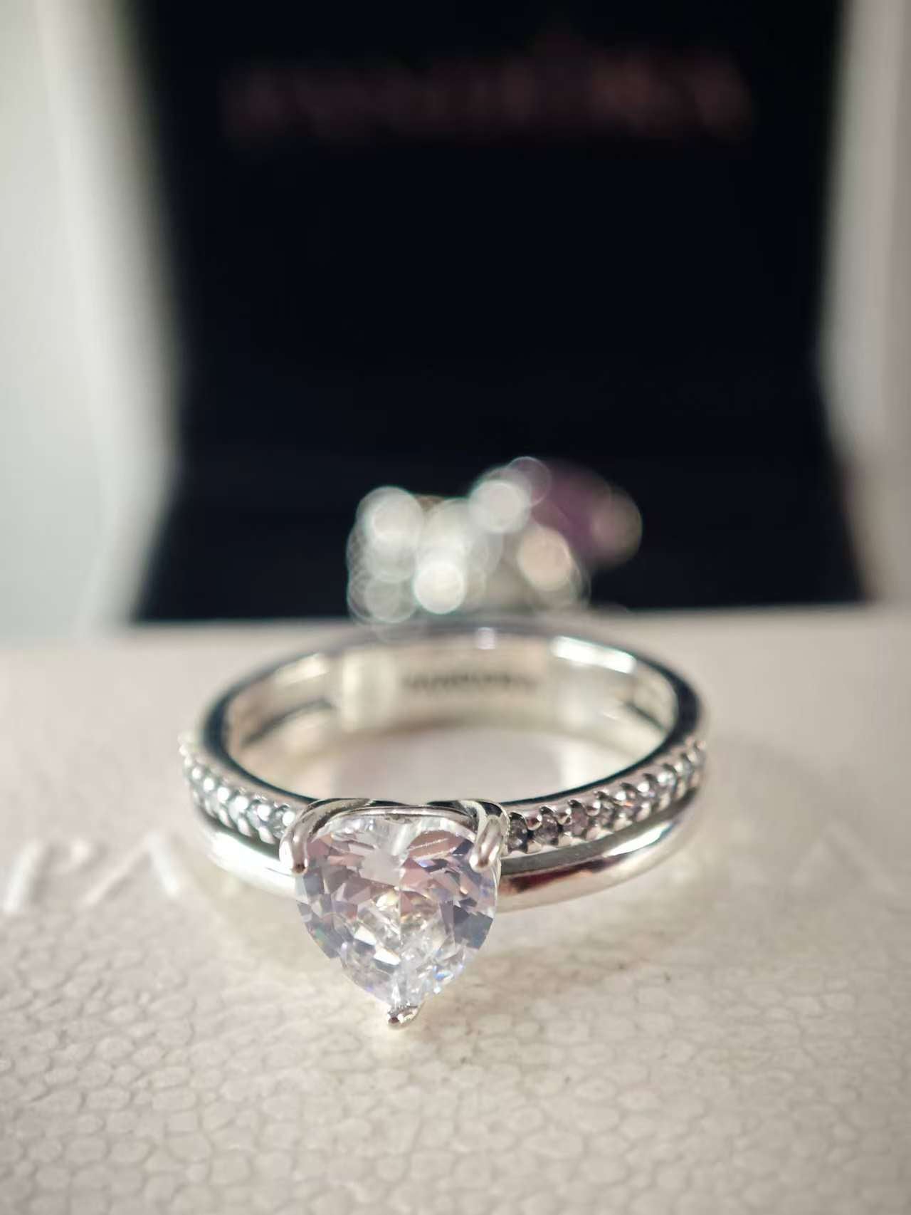 Double Band Heart Ring