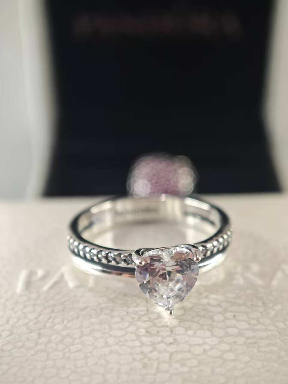 Double Band Heart Ring