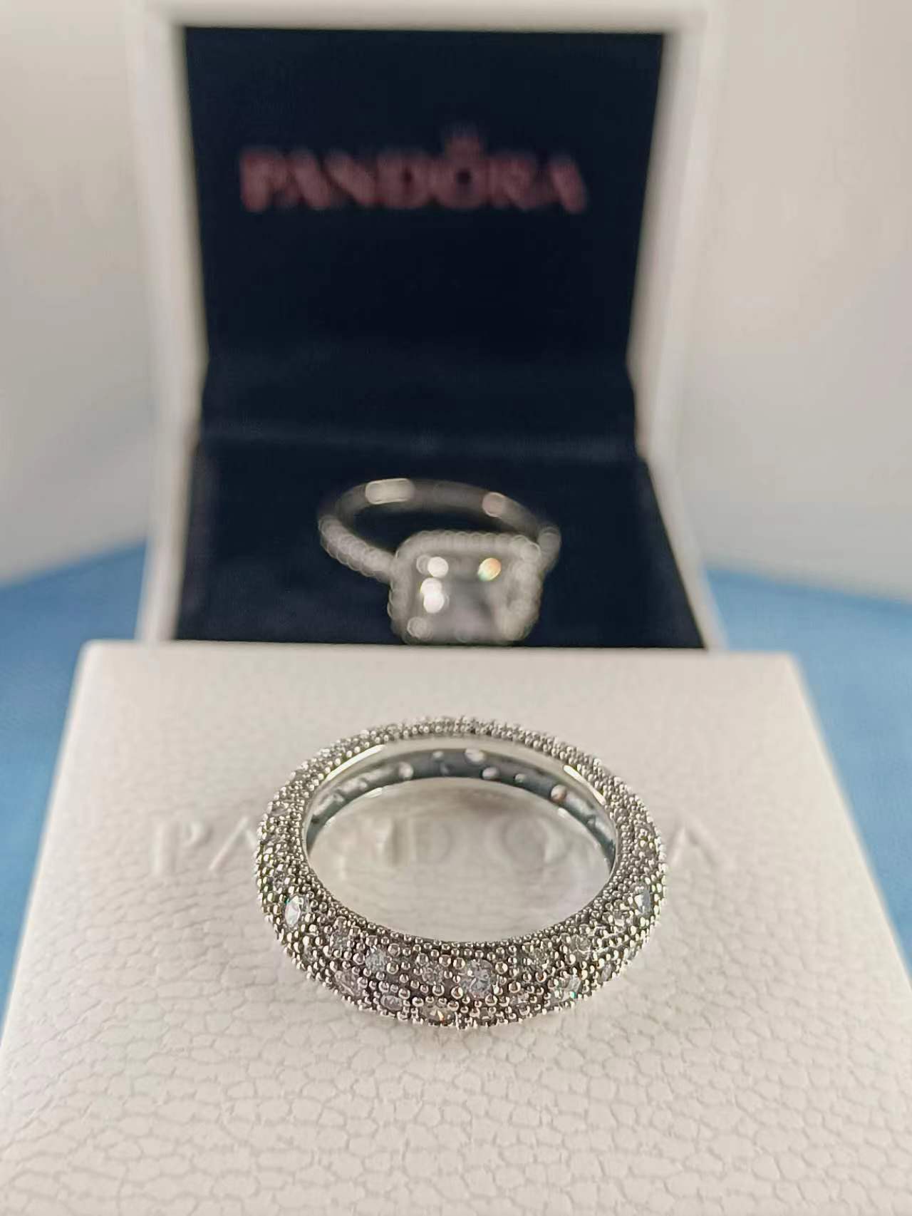 Sterling Silver Cosmic Stars Ring