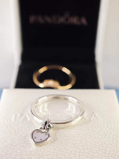 Heart Padlock Ring