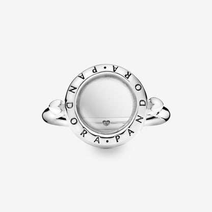 Floating Lockets Logo Ring