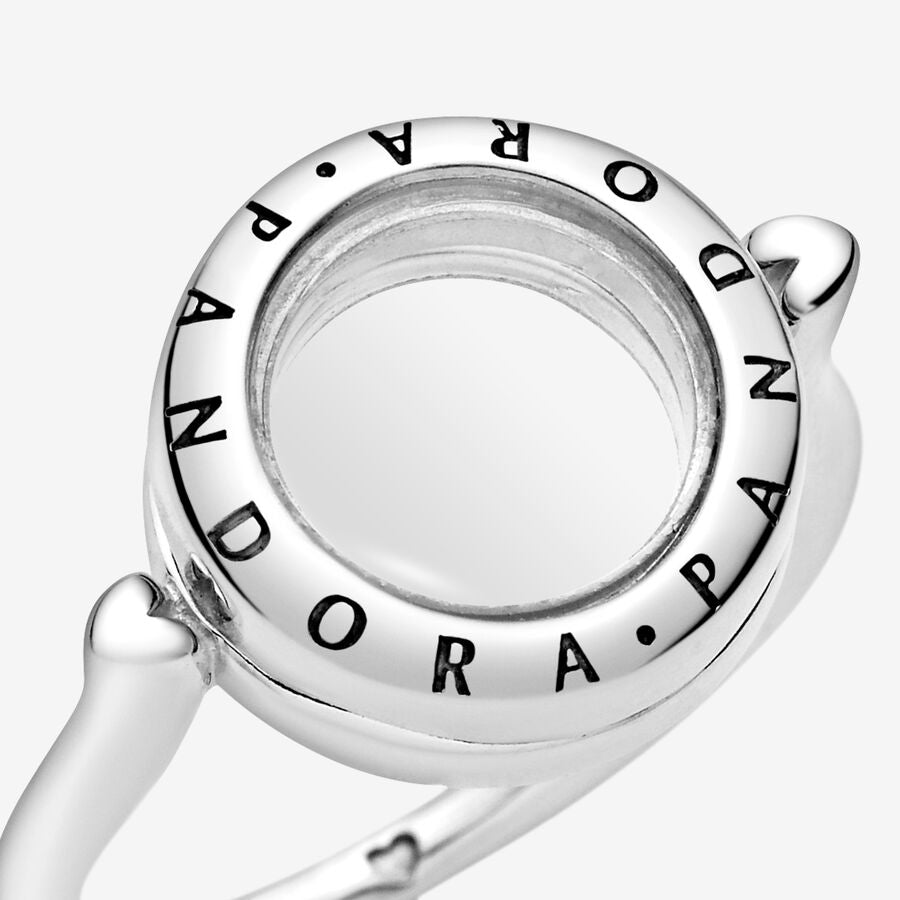 Floating Lockets Logo Ring