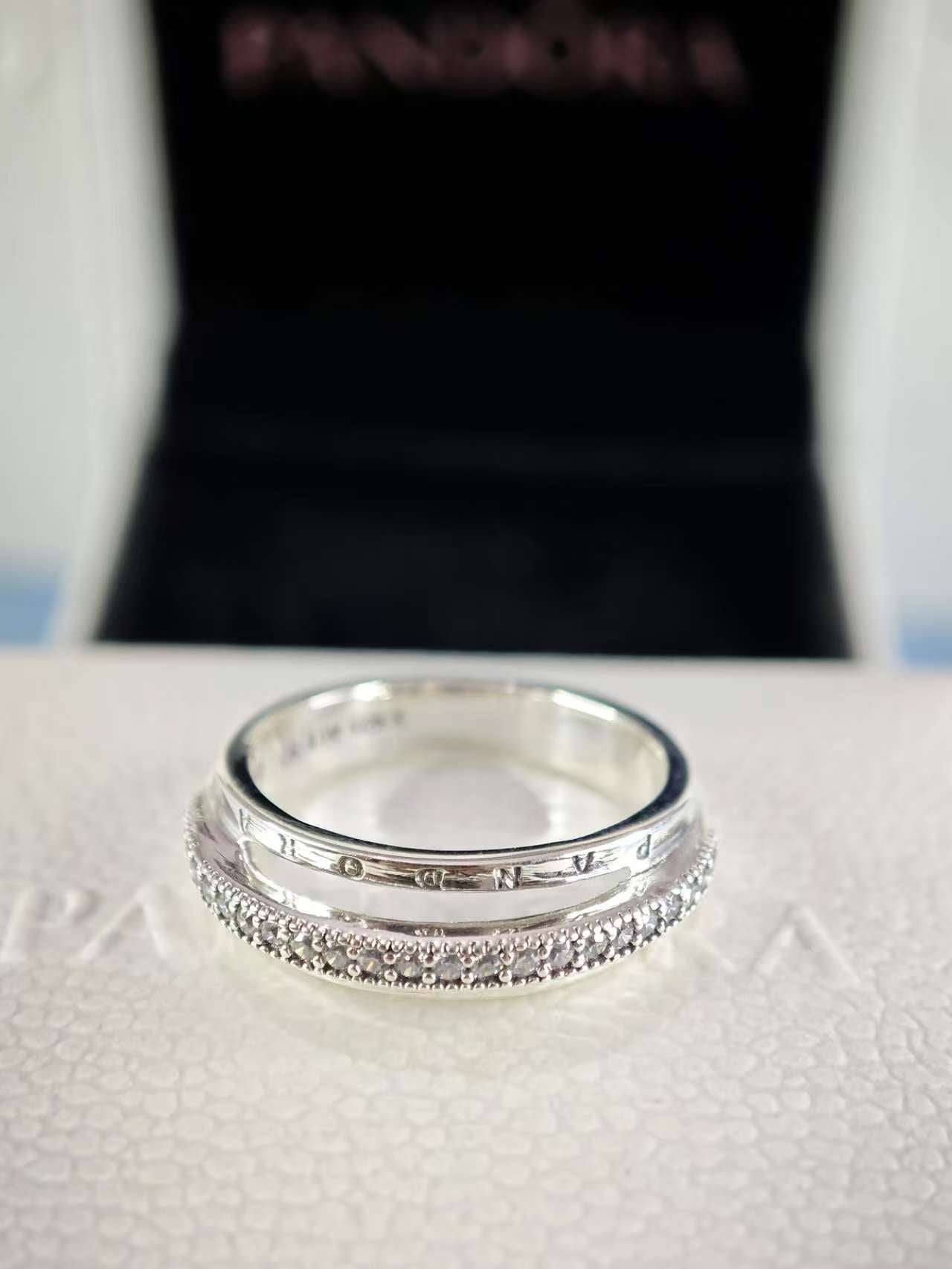 Triple Band Pavé Ring