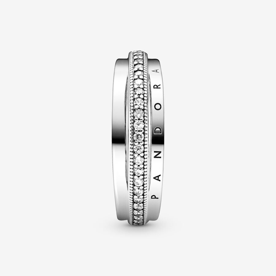 Triple Band Pavé Ring