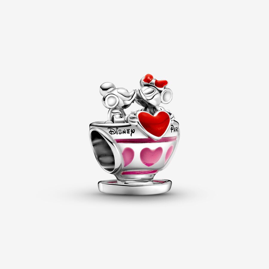 Disney Parks Mickey Mouse & Minnie Mouse Teacup Charm