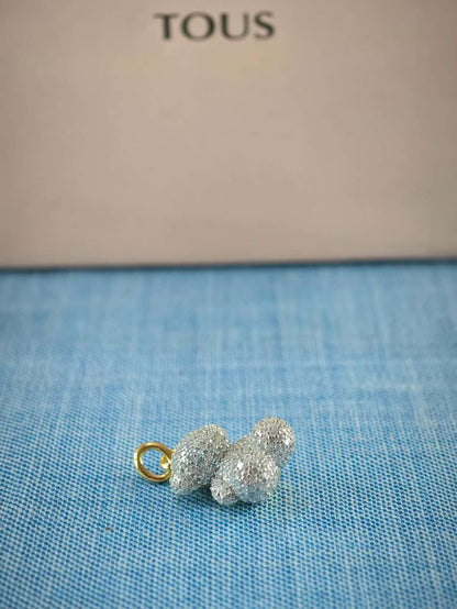 Gold Bold Bear 3D bear pendant