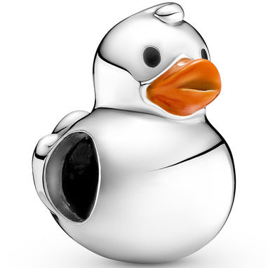 Polished Rubber Duck Charm