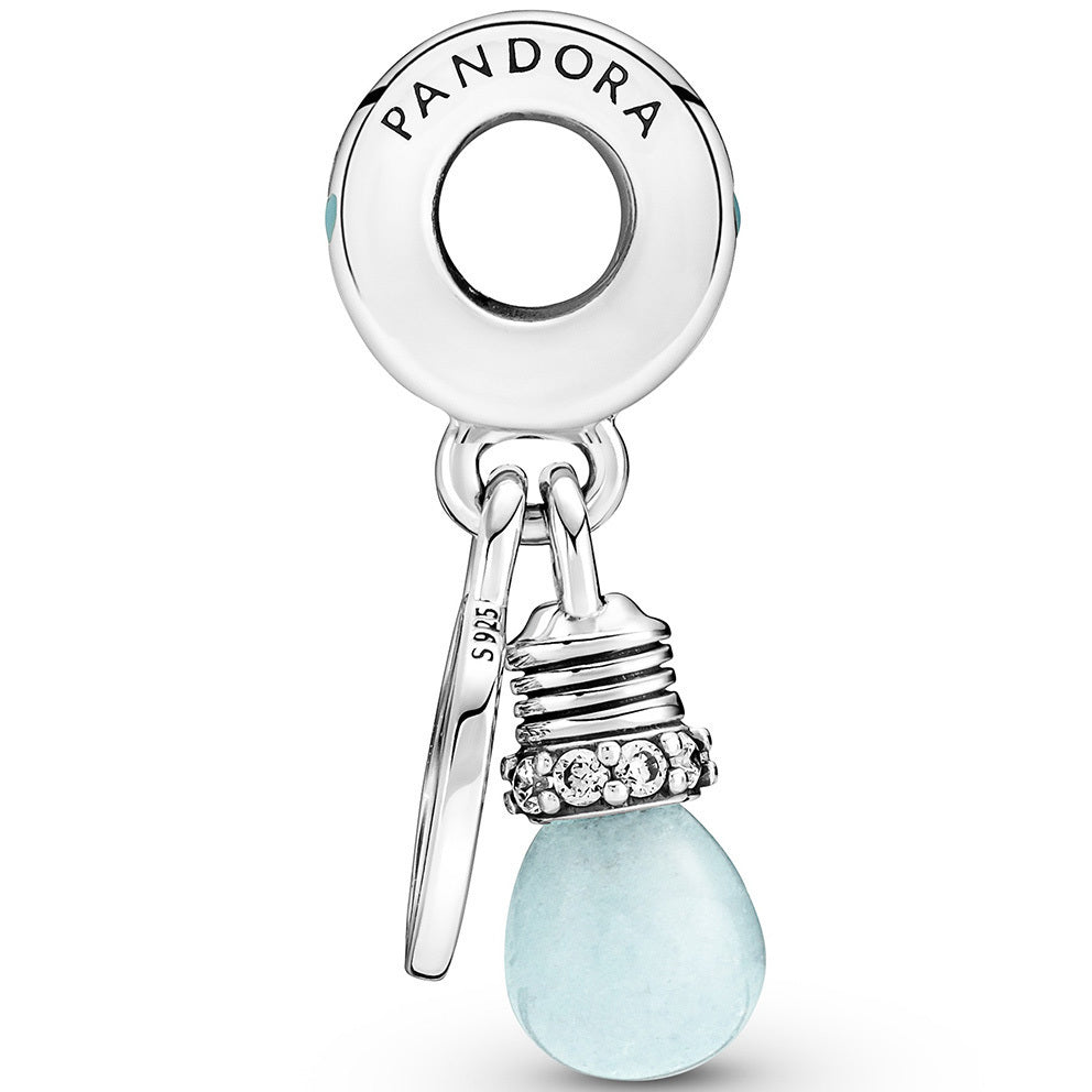 Glow-in-the-dark Lightbulb Double Dangle Charm