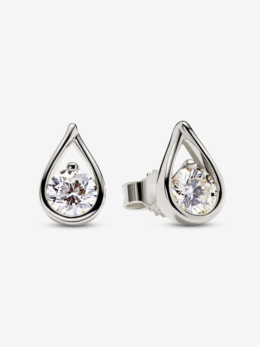 Infinite White Gold Lab-grown Diamond Earrings