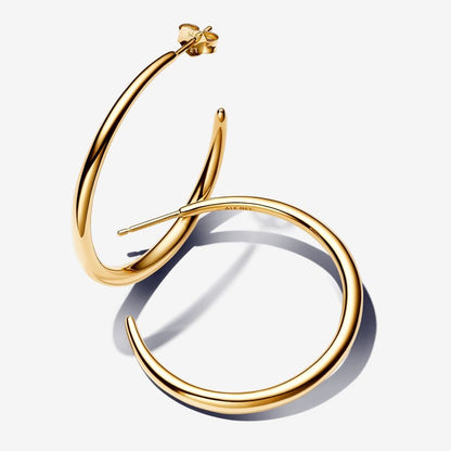 Open earrings Gold plated 2024 April
