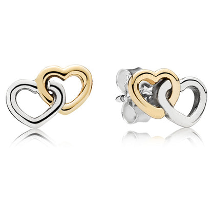 Heart to Heart Earring Studs