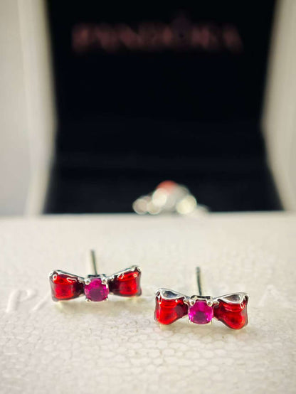 Disney Snow White Bow Stud Earrings