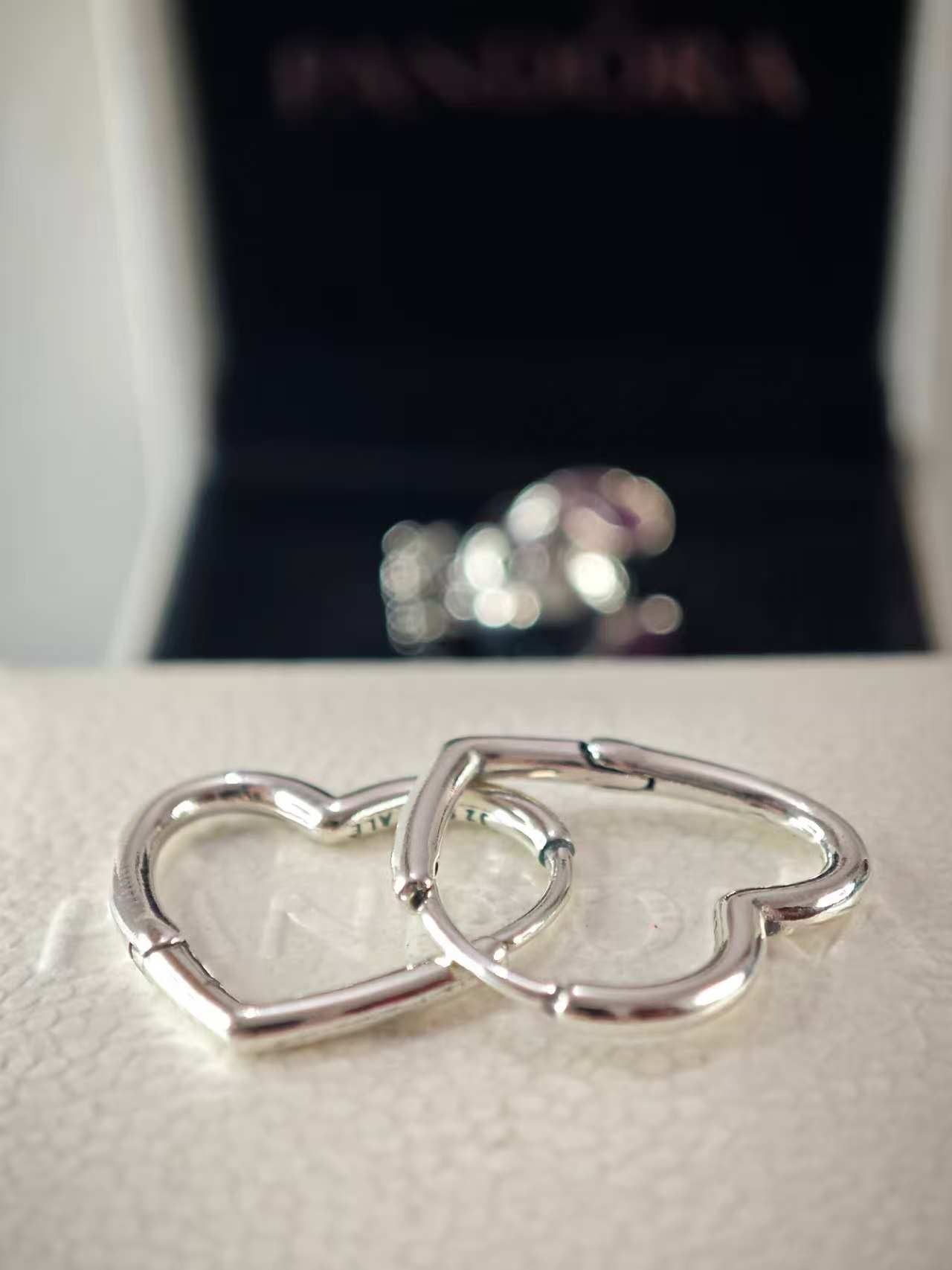 Small Asymmetrical Heart Hoop Earrings
