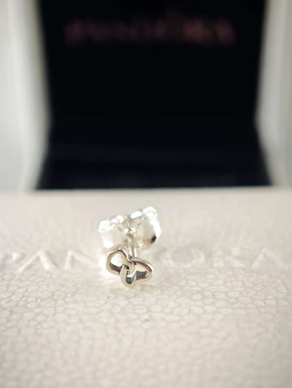 ME Chained Hearts Single Stud Earring
