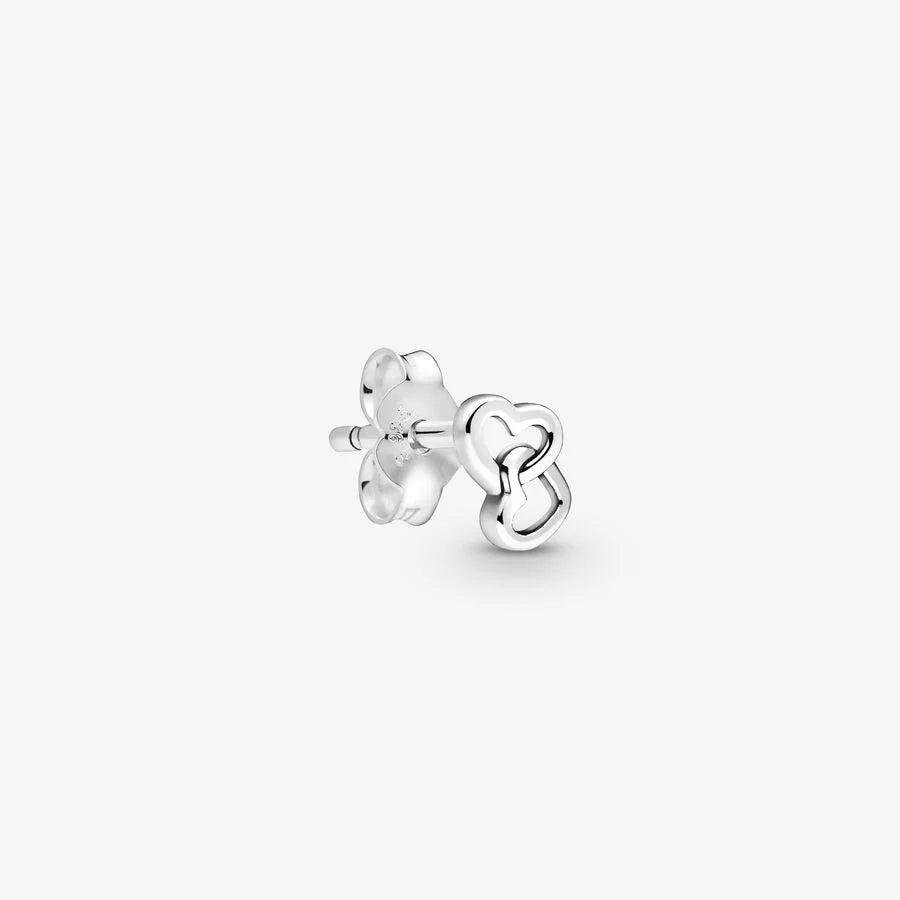 ME Chained Hearts Single Stud Earring