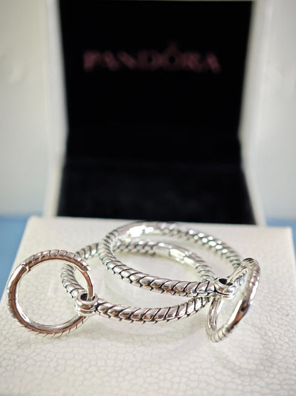 Double Hoop Earrings for Charms