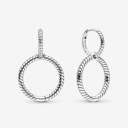 Double Hoop Earrings for Charms