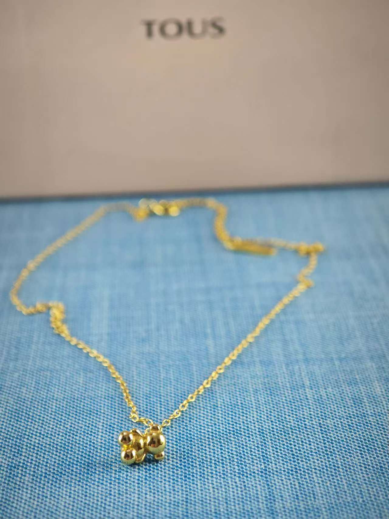 Silver vermeil Bold Bear Necklace