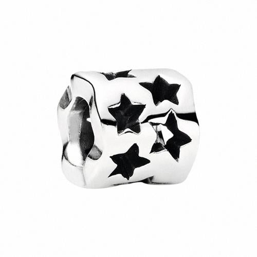 Silver Seeing Stars Charm