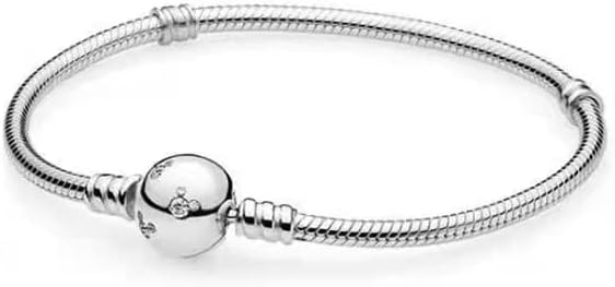 Sparkling Mickey Mouse Snake Chain Bracelet