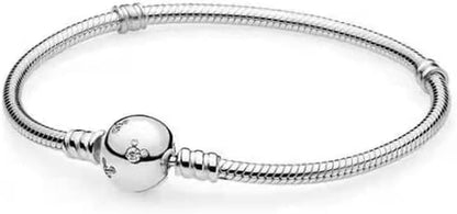 Sparkling Mickey Mouse Snake Chain Bracelet