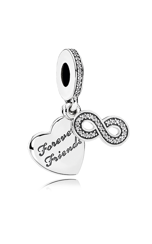 Forever Friends Heart Dangle Charm 