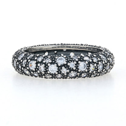 Sterling Silver Cosmic Stars Ring