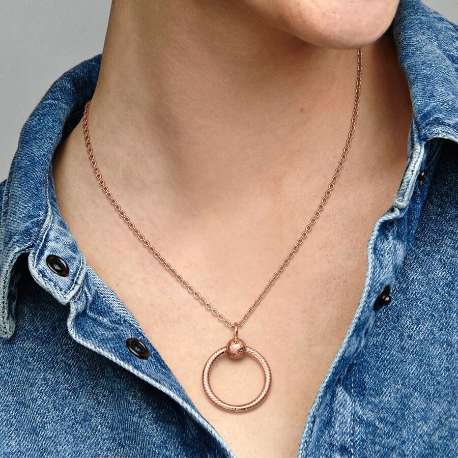 Moments Rose Small O Pendant