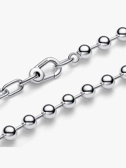 ME Metal Bead & Link Chain Necklace