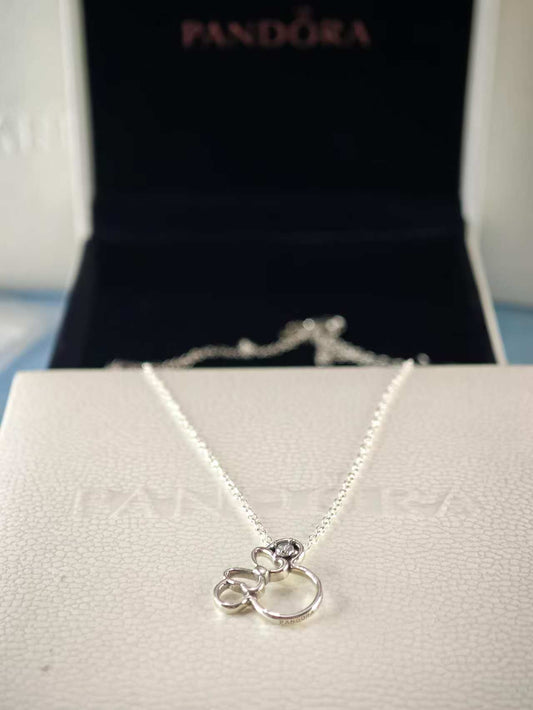 Minnie Mouse Silhouette Collier Necklace 45CM