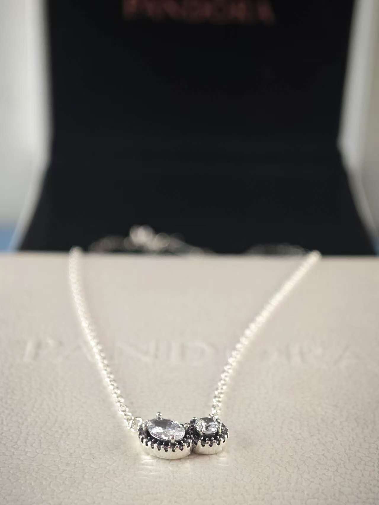 Embracing Halo Necklace
