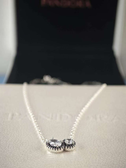 Embracing Halo Necklace