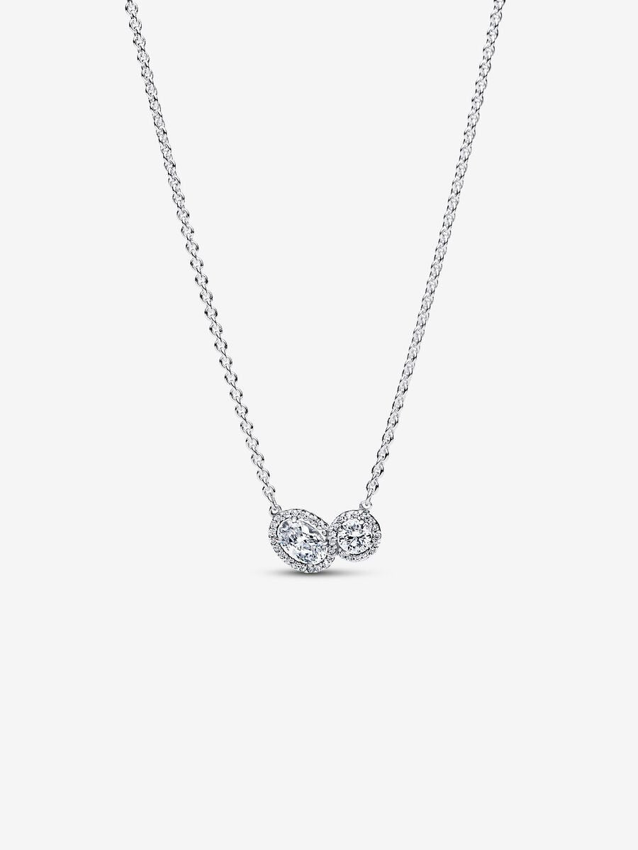 Embracing Halo Necklace