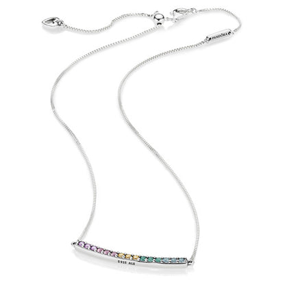 Rainbow Arc Necklace