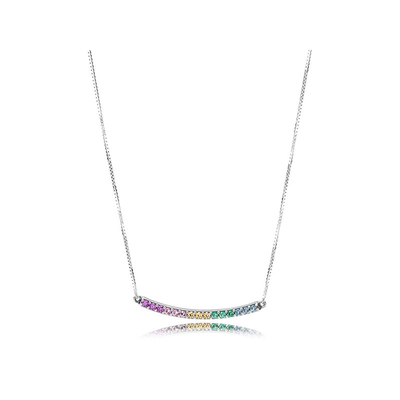 Rainbow Arc Necklace
