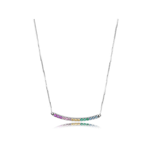Rainbow Arc Necklace