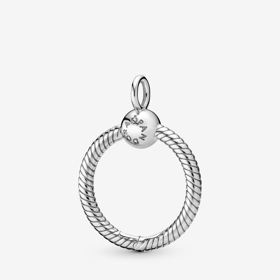 Silver Small O Charm Carrier
