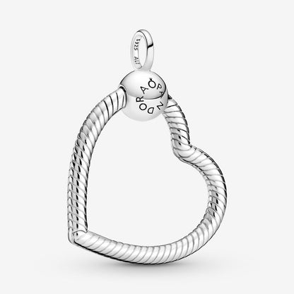Moments Heart Charm Pendant Sterling Silver
