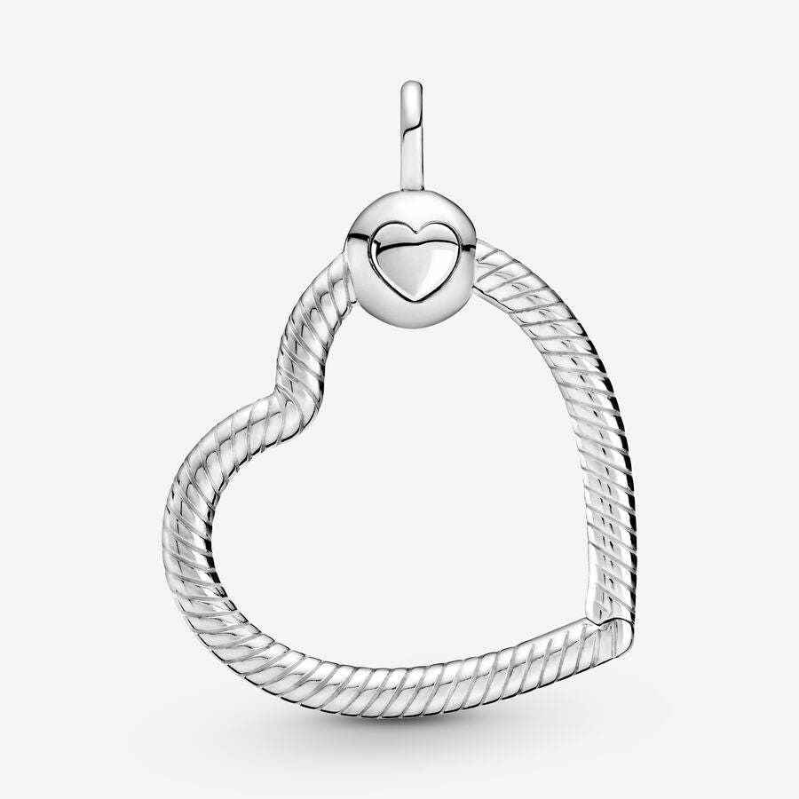 Moments Heart Charm Pendant Sterling Silver