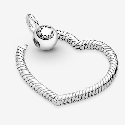 Moments Heart Charm Pendant Sterling Silver
