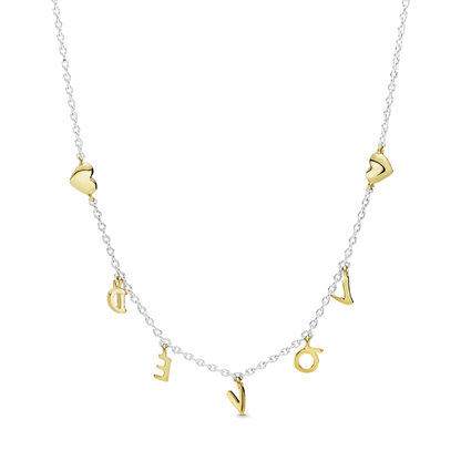 Loved Script Necklace